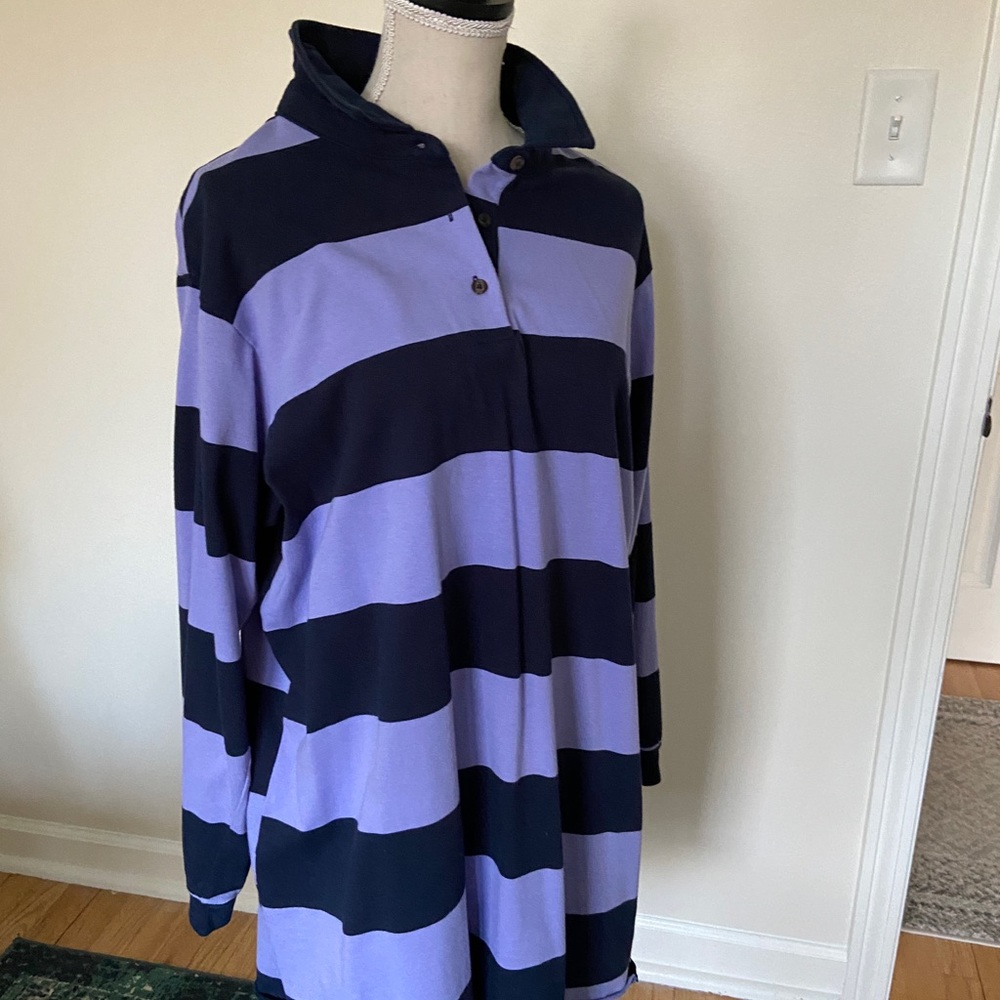 Wild Fable Purple and Black Striped Tunic